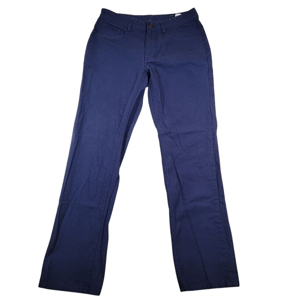 Vineyard Vines Men's Canvas 5 Pocket Pant Sz 30 Blue 1P0053